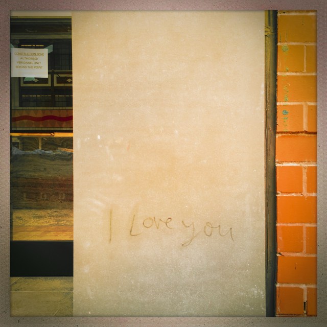 LOVE CITY. West 23rd Street. 9:41am.