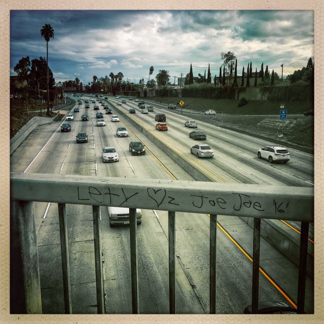 LOVE CITY. Santa Monica Blvd. 4:07pm.