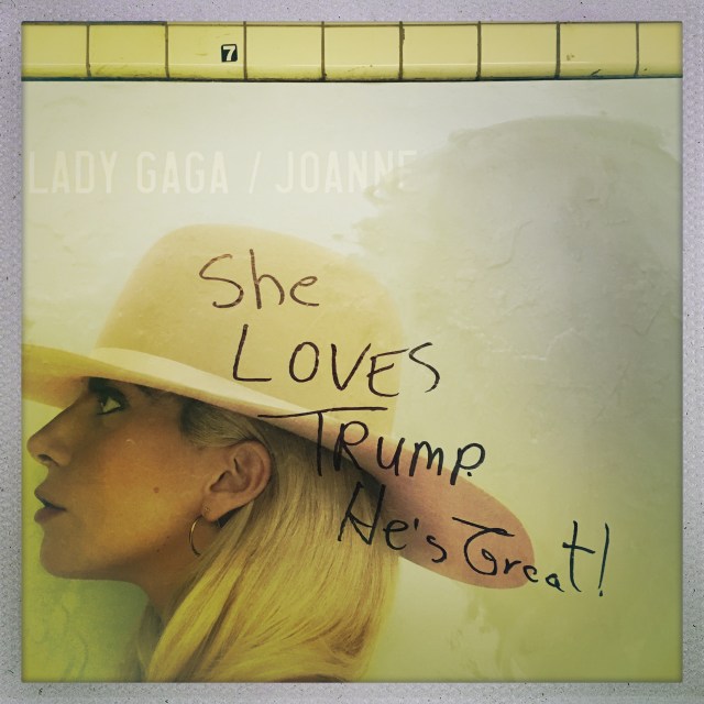 LOVE CITY. 23rd Street C,E downtown platform. 2:34pm.