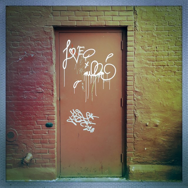 LOVE CITY. Cornelia Street. 12:38pm.