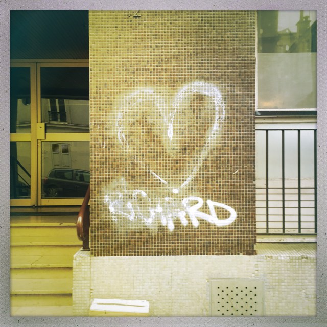 LOVE CITY. 9 Rue Feutrier. 1:36pm.