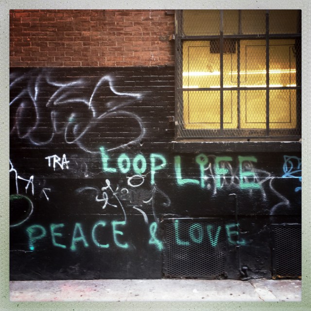 LOVE CITY. Cortlandt Alley. 3:38pm.