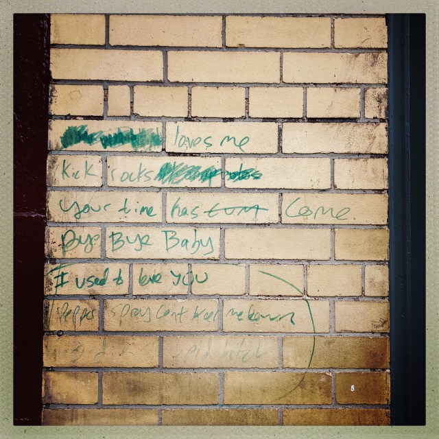 LOVE CITY. 77 Christoper Street. 12:59pm.