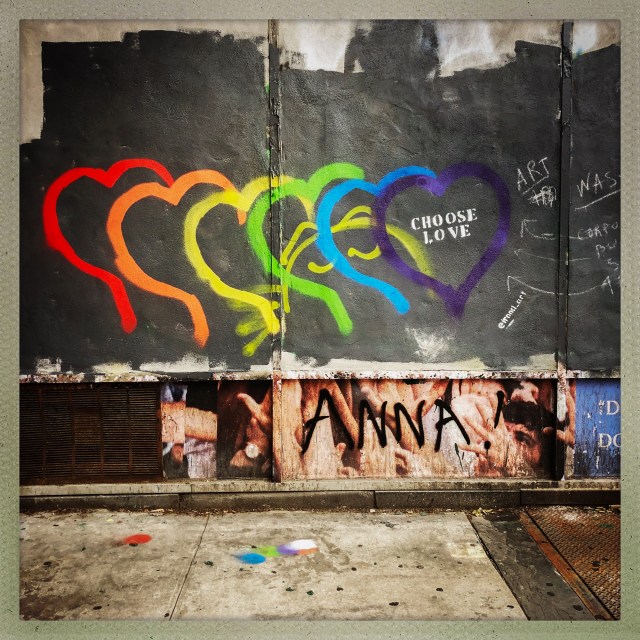 LOVE CITY. West 22nd Street. 2:03pm.