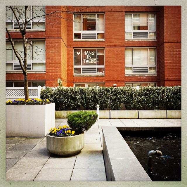 LOVE CITY.  555 West 23rd Street. 5:27pm.