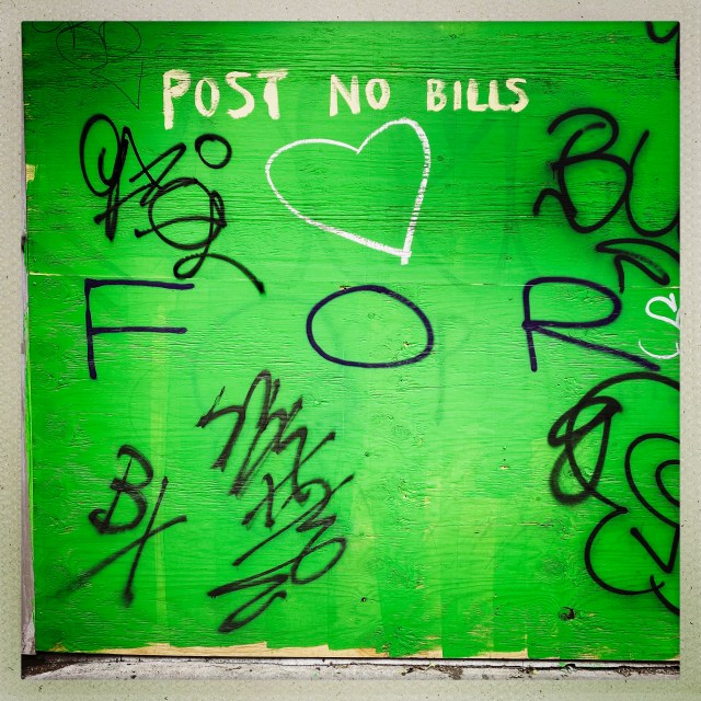 LOVE CITY. 34 St. Marks Place. 11:57am.